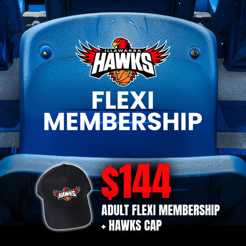 Adult Flexi Membership + Hawks Cap