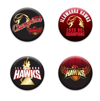 Championship Badges - 4 pack