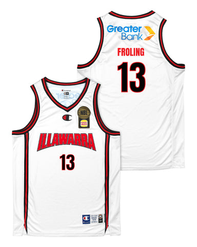 ADULT 2025/26 Authentic On Court Away Jersey - Sam Froling #13