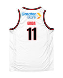 ADULT 2025/26 Authentic On Court Away Jersey - Daniel Grida #11