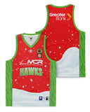 ADULT 2025/26 Authentic On Court Christmas Jersey - Blank
