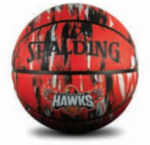 Hawks Spalding Basketball - Marble Series